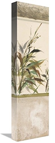 Global Galerie Chris Paschke, abgerundeter texturierten Gras III Leinwandbild, 15,1 x 55,9 cm