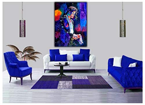 Finale Performance Michael Jackson Foto-Druck auf Holzrahmen, Wandkunst, 16 x 12 inch(40x 30 cm) -18mm depth