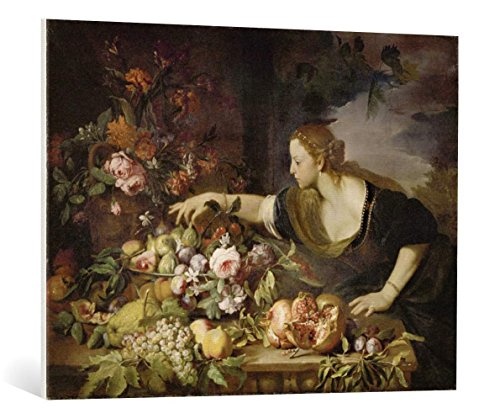 kunst für alle Leinwandbild: Abraham Brueghel Frau...