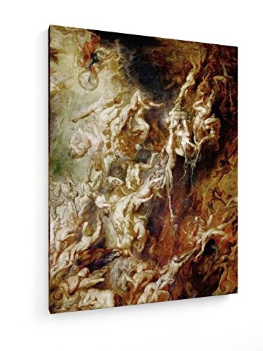 Peter Paul Rubens - Abstieg in die Hölle - 60x80 cm - Leinwandbild auf Keilrahmen - Wand-Bild - Kunst, Gemälde, Foto, Bild auf Leinwand - Alte Meister/Museum