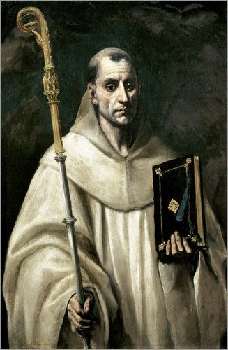Leinwandbild 120 x 180 cm: St. Bernhard von Clairvaux von...