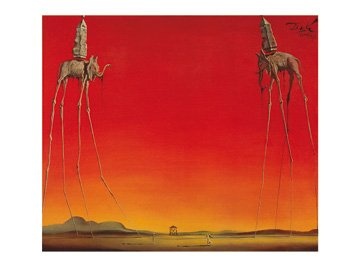 Salvador Dalí Poster/Kunstdruck Les Elephants 80 x...