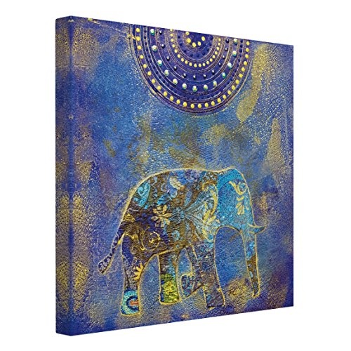 Bilderwelten Leinwandbild - Elephant in Marrakech - Quadrat 1:1, 120cm x 120cm