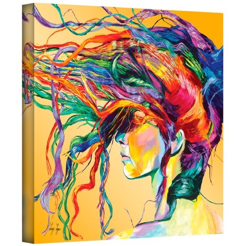 Art Wandbild lynn-001–14 x 14-w Linzi Lynn von Wind 61 Leinwandbild, 14X14