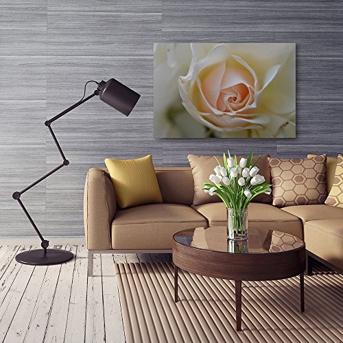 Feeby. Wandbild - 1 Teilig - 80x120 cm, Leinwand Bild Leinwandbilder Bilder Wandbilder Kunstdruck, ROSE, NATUR, GELB