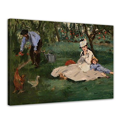 Leinwandbild Édouard Manet Die Familie Monet in...