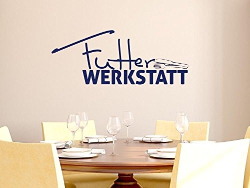 GRAZDesign Besonderes Geschenk Beste Freundin Wandtattoo lustiges Küchen Motiv - Wandtattoo für Küche Wand-Spruch Futter Werkstatt / 76x30cm / 620536_30_061