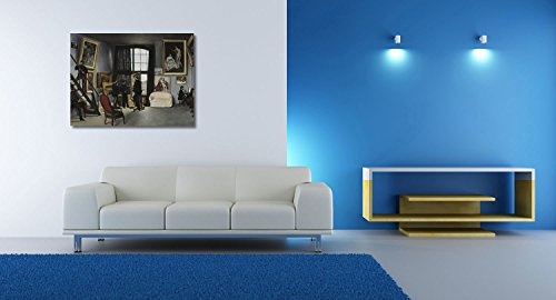 Frederic Bazille - Bazilles Werkstatt - Detail - 100x75 cm - Leinwandbild auf Keilrahmen - Wand-Bild - Kunst, Gemälde, Foto, Bild auf Leinwand - Alte Meister/Museum
