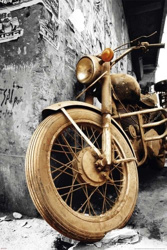 empireposter - Motorcycles - Brown Colourlight -...