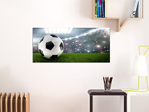 murando - Bilder Sport Fussball 100x45 cm Vlies Leinwandbild 1 TLG Kunstdruck modern Wandbilder XXL Wanddekoration Design Wand Bild - Fußball i-C-0123-b-a