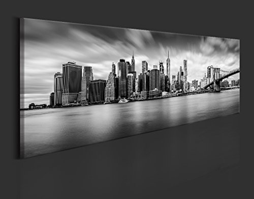 murando - Bilder 135x45 cm Vlies Leinwandbild 1 TLG Kunstdruck modern Wandbilder XXL Wanddekoration Design Wand Bild - New York Stadt City NY d-B-0154-b-a