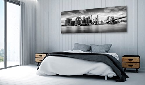 murando - Bilder 135x45 cm Vlies Leinwandbild 1 TLG Kunstdruck modern Wandbilder XXL Wanddekoration Design Wand Bild - New York Stadt City NY d-B-0154-b-a