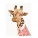 MagiDeal Sich Malen Wandbilder für Wohnzimmer Schlafzimmer, DIY Leinwandbilder Deko - Giraffe tragen Brille