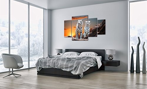 Bild auf Leinwand - Leinwandbilder - Vier Teile - Breite: 160cm, Höhe: 90cm - Bildnummer 2901 - vierteilig - mehrteilig - zum Aufhängen bereit - Bilder - Kunstdruck - DL160x90-2901