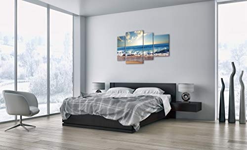 Bild auf Leinwand - Leinwandbilder - Vier Teile - Breite: 120cm, Höhe: 70cm - Bildnummer 3551 - vierteilig - mehrteilig - zum Aufhängen bereit - Bilder - Kunstdruck - DL120x70-3551