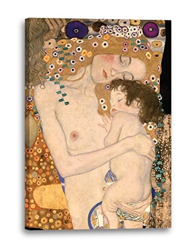 Printed Paintings Leinwand (60x80cm): Gustav Klimt - Die Drei Lebensalter Einer Frau (1905)