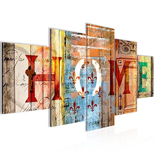 Runa Art Bilder Home Haus Wandbild 200 x 100 cm Vlies -...