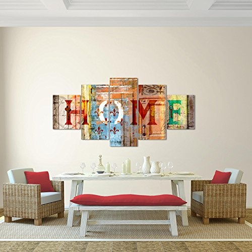 Runa Art Bilder Home Haus Wandbild 200 x 100 cm Vlies -...