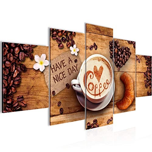 Bilder Kaffee Coffee Wandbild 150 x 100 cm Vlies -...