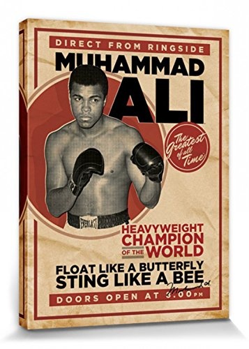 1art1 Set: Muhammad Ali, Schweb Wie EIN Schmetterling,...