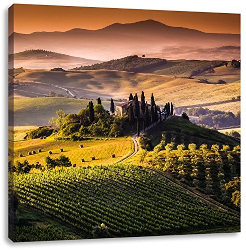 Wunderschöne Toskana Landschaft, Format: 40x40 auf...