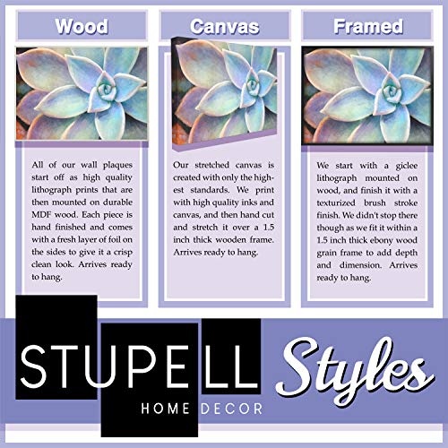 Stupell Industries Leinwandbild, gedehnt, Landhaus-Stil, Holzoptik, Gemälde, über Leinwand gespannt 24 x 30