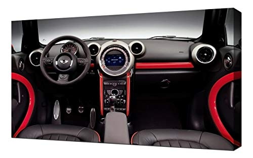 Lilarama 2013-Mini-John-Cooper-Works-Countryman-V6-1080 - Art Leinwandbild - Kunstdrucke - Gemälde Wandbilder