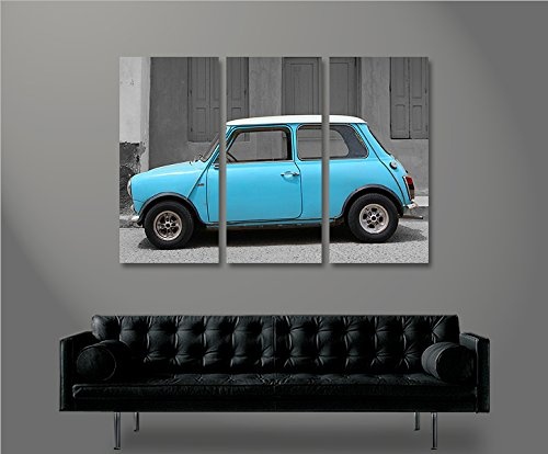 islandburner Bild Bilder auf Leinwand Der Ur Mini Kultauto 3p XXL Poster Leinwandbild Wandbild Dekoartikel Wohnzimmer Marke