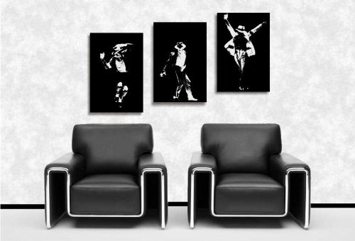 "Michael Jackson" 3 Bilder 120x60cm k. Poster Leinwandbild fertig auf Keilrahmen / Leinwandbilder, Wandbilder, Poster, Pop Art Gemälde, Kunst - Deko Bilder
