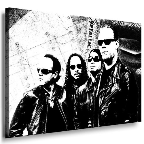 Metallica - James Hetfield Kunstdruck / Bild 100x70cm / Leinwandbild fertig auf Keilrahmen / Leinwandbilder, Wandbilder, Poster, Pop Art Gemälde, Kunst - Deko Bilder