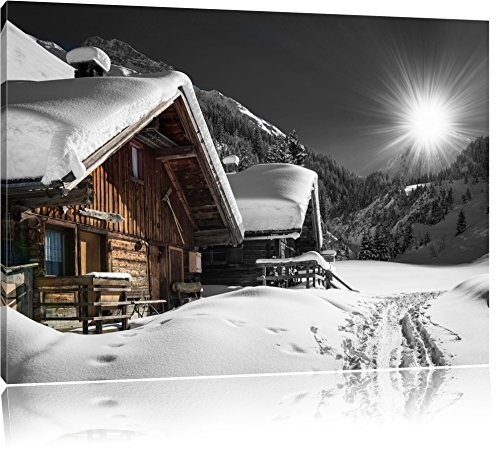 wunderschöne verschneite Alpenhütten...