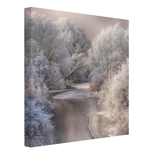 Bilderwelten Leinwandbild - Winter Song - Quadrat 1:1, 70cm x 70cm
