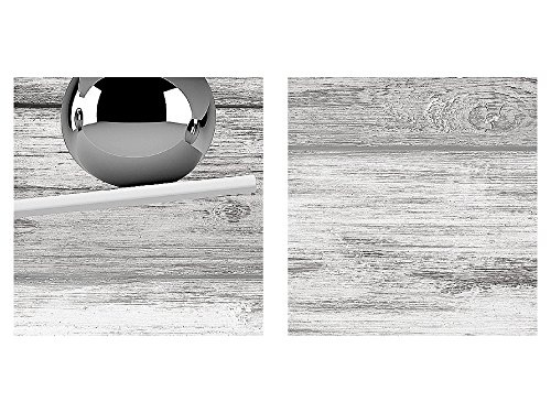 Bilder 3D Kugeln Wandbild 200 x 80 cm Vlies - Leinwand Bild XXL Format Wandbilder Wohnzimmer Wohnung Deko Kunstdrucke Grau 5 Teilig - MADE IN GERMANY - Fertig zum Aufhängen 504355a