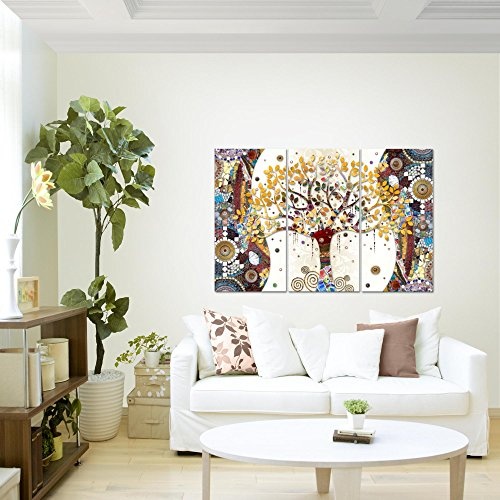 Bilder Klimt Baum des Lebens Wandbild 120 x 80 cm 3...