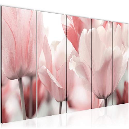 Bilder Blumen Tulpen Wandbild 200 x 80 cm Vlies -...