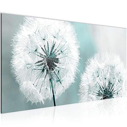 Bilder Blumen Pusteblume Wandbild 100 x 40 cm Vlies -...