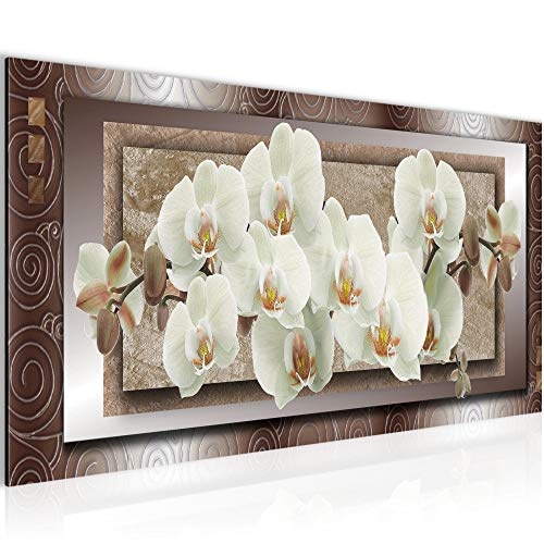 Bilder Blumen Orchidee Wandbild 100 x 40 cm Vlies -...