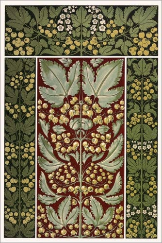 Leinwandbild 40 x 60 cm: Die Pflanze in Kunst und Gewerbe, Nr. 157 von Anton Seder - fertiges Wandbild, Bild auf Keilrahmen, Fertigbild auf echter Leinwand, Leinwanddruck
