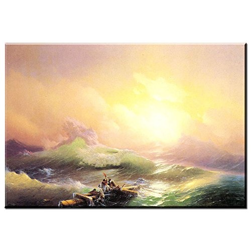 Karen Max Leinwand Gemälde Art Wand HD Prints 1 Stück/Pcs Raging Sea Waves Bilder Driften auf See Abstrakt Poster Home Decor Rahmen