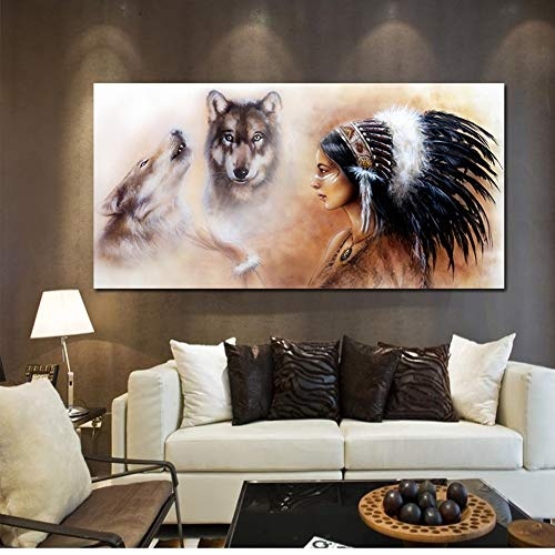 HEDDK Leinwandbilder Leinwand Wandkunst HD Computer Inkjet Bild Poster Ölgemälde Kunstwerk für Wohnzimmer Schlafzimmer Dekoration Geschenke (Kein Rahmen),40 * 80cm