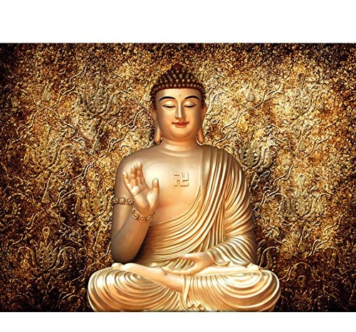 Fototapeten Goldener Buddha Fototapete Buddhistischer...