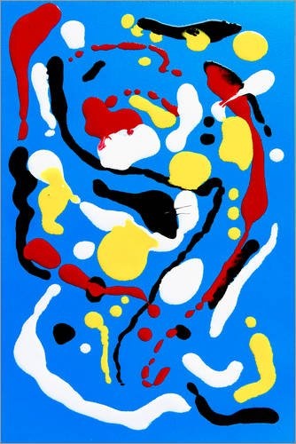 Posterlounge Leinwandbild 120 x 180 cm: Himmel von The Usual Designers - fertiges Wandbild, Bild auf Keilrahmen, Fertigbild auf echter Leinwand, Leinwanddruck