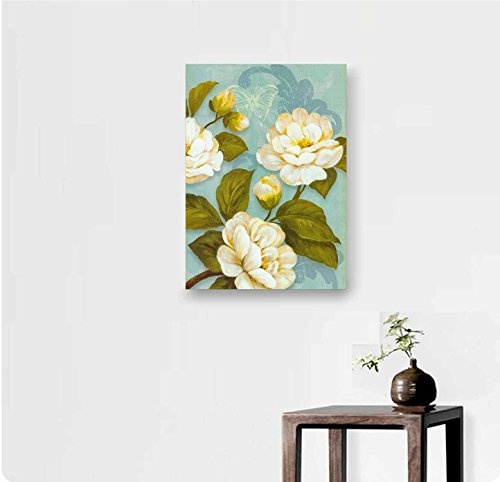 Leinwandbilder - Pastell Poppies Multi I Abstrakt Blumen...