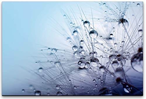 bestforhome 120x80cm Leinwandbild abstrakt Water Drops...