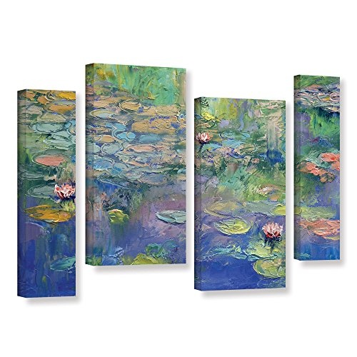 ArtWall Michael Creeses Water Leinwandbild, 4-teilig 36x54