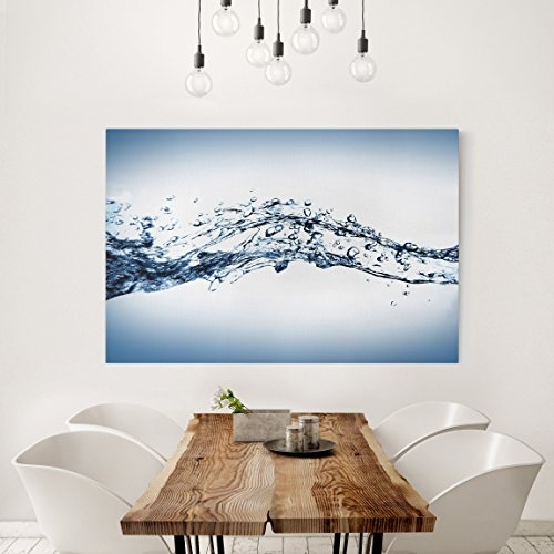 Bilderwelten Leinwandbild - Water Splash - Quer 2:3, 80cm x 120cm