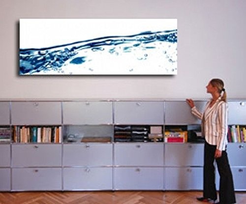 Apalis Canvas Art Cool Blue Water Leinwandbilder, Leinwandbild, Leinwandbild, Leinwanddruck, Leinwandbild, Leinwanddruck, Wandkunst