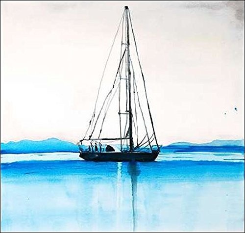 Rahmen-Kunst Keilrahmen-Bild - Atelier B Art Studio: Boat...
