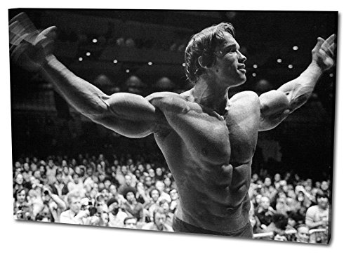 Arnold Schwarzenegger Format: 120x80 Leinwandbild, TOP-Qualität!