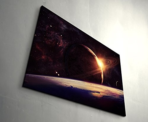 Paul Sinus Art Leinwandbilder | Bilder Leinwand 120x80cm Weltall - Universum